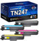 Uniwork TN-243CMYK TN247 Toner Kompatibel für Brother TN-247BK MFC-L3750CDW DCP-L3550CDW HL-L3210CW HL-L3230CW HL-L3270CDW MFC-L3770CDW MFC-L3710CDW(Schwarz Cyan Gelb Magenta)