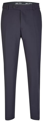 aubi: Herren Sommer Businesshose Anzughose Cool Finish Flat Front Modell 26 | Farbe:;Größe:48