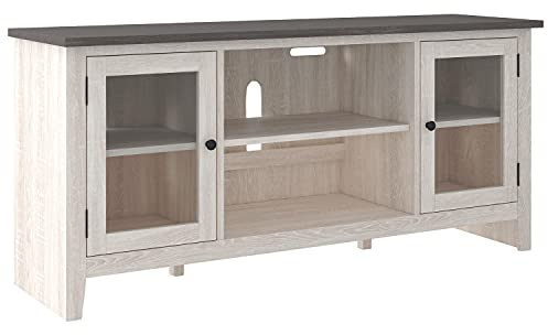 Signature Design by Ashley Dorrinson TV Stand, Two-Tone
