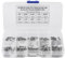 Visserie, Vis à tête cylindrique, Vis Et Boulon Boite Visserie 50PCS 9 tailles Ensemble de assortiment de vis à tête cylindrique à six pans Boulon creux avec boîte en plastique