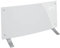 Klarstein Bornholm Curved Smart - calefactor, pantalla LED, panel táctil, programable, control por app, 2 niveles: 1000 y 2000 W, termostato 5-45°C, regulador de temperatura, modo eco, blanco
