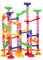 ZJchao Kugelbahn, 105 Stück Mehrfarbige Murmelbahn Marble Run Set mit 30 Glasmurmeln, Bausteine, Kugelbahn Lernspielzeug, Bausteinspielzeug, Konstruktionspielzeug für Kinder