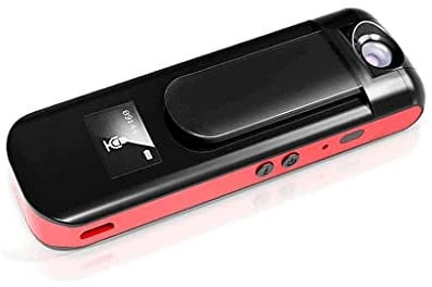 SMSOM Registratore Portatile, Microfono sensibile, modalità ambitaria, registrazioni su Scheda SD, per la Registrazione di Musica, Audio per Video e interviste (Color : Red)