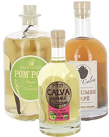 Lot de 3 Calvas arrangés 3x50cl - Made in Calvados