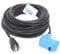 CEE Adapterleitung Kalle Blue SCHUKO Stecker auf CEE Winkelkupplung 15 Meter, 3G 2,5mm²