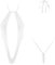 SHERRYLO Micro Bikini Extreme Slingshot G String Sling Bikinis Slutty Exotique Maillot de bain String Maillot de bain Lingerie pour femme, blanc, taille unique