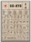 TANYANG Vintage Go-Kyo Poster, Judo Poster, Judo Geschenkidee, Judo Geschenk, Judo Wandkunst Dekoration, Judo Print, Geschenk Für Judo-Liebhaber 40X50Cm Kein Rahmen