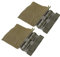 2PCS Quick Release Buckle Set, Outdoor Quick Release Kummerbund MOLLE Removal Buckle Nylon Portable Quick Removal Buckle Set (Grün)