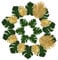 Feuilles de Palmier artificielles, Feuilles Tropicales Artificielles, 24Pcs Artificielles Feuilles de Monstera, Feuilles de Palmier Tropicales Décorations Monstera pour Hawaii Décorations de Fête