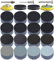 ALPXUXP Schleifscheiben 75mm Klett Wasserfest schleifpapier(Mit Körnung 60 80 120 150 180 240 320 400 600 800 1000 1500 2000 3000 5000 10000 x10) Mit 7 Stück Schleifpads Zubehör(167 Stück)