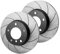 Fräsen Sport Bremsscheiben 2-teiliges Set Kompatibel mit MERCEDES- BENZ ML W163 1998 1999 2000 2001 2002 2003 2004 2005-1459GVS - Vorderachse - Belüftet - Lochanzahl 5 - Außendurchmesser 345x32