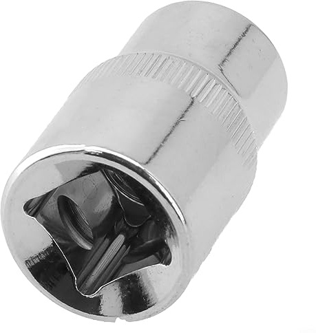 E18 Socket Screwdriver, E Type Sockets1/2 Tool Female for TORX Socket for Ratchet End Wrench Head Hand Tools