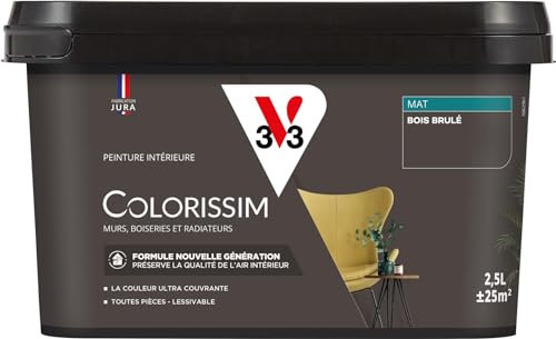 V33 Peinture multi-supports Colorissim® Bois brûlé Mat 2,5L
