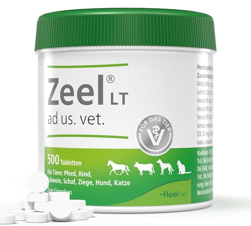 Zeel LT ad us. vet. 500 Tabletten, Natürliches Tierarzneimittel | Unterstützung für langfristige Beweglichkeit, für u.a. Hunde, Katzen und Pferde, Made in Germany