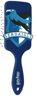 Harry Potter - Pneumatische Haarbürste - Paddle-Bürste, Für alle Haartypen - Offizielles Zubehör der Hogwarts-Schule - Haus Ravenclaw