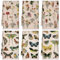 Boyiee Geschirrtücher mit Wildblumen-Motiv, Vintage-Schmetterling, saugfähig, 61 x 40 cm, Küchengeschenke, Handtücher für Sommer, Bauernhaus, Küche, Badezimmer, Dekorationen, 6 Stück