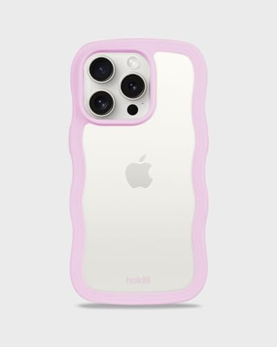 holdit Wavy Case - Lilac/Transparent - iPhone 15 Pro
