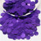 Paillettes rotonde grandi colorate 10/15/20/25mm Paillettes in PVC con paillettes sciolte con foro laterale per cucire fai da te Ciondolo per scrapbooking 10g-viola-20mm 10 grammi