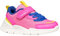 Geox J Loftus Girl A Basket, Fluo Fuchsia/Royal, 27 EU