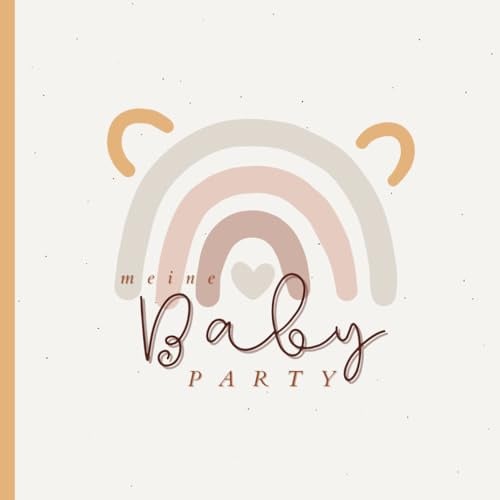 Babyparty Gästebuch: Erinnerungsbuch für Babyshower zum Ausfüllen mit Rätselfragen, Wünschen und Platz für Fotos / Eintragung für max. 20 Gäste