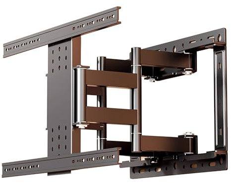 Full Motion TV Wall Mount For 40-100 Inch TV Mounts, Swivel & Tilt TV Mount Extendable Arm, Articulating Wall Mount TV Bracket With Hole Drilling Template(40-85inch)