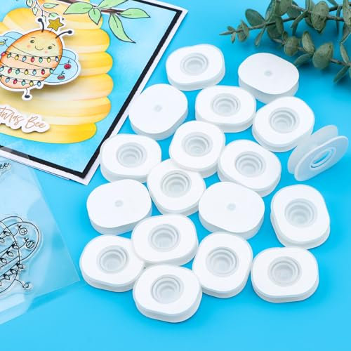 90 Stück Standard-Action-Wobbler, zusammenklappbare, selbstklebende Federn, 3,8 x 3,2 cm, normale Größe, Wobbler-Mover für Kartenherstellung, fügen Sie Bewegung zu interaktiven Karten hinzu, Bündel,