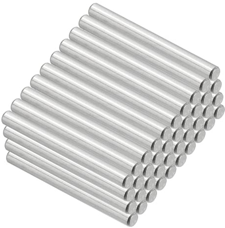 PATIKIL Goupille Cylindrique 3 x 30 mm en Acier Inoxydable 304, 50 Pcs Goupilles Métalliques Chevilles Supports d'Étagères Éléments de Fixation pour Meubles Composant de Positionnement | Broche de centrage en métal cylindrique pour étagères, éléments par position, composants fixation meubles