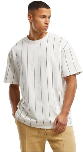 Urban Classics Printed Pinstripe Tee