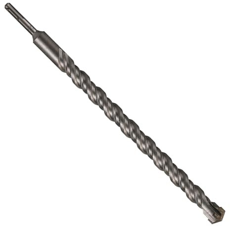 Vearter SDS PLUS - Broca para martillo perforador (4 cortes, 25 mm x 400 mm, metal duro YG12C, broca SDS, para hormigón, ladrillo, mampostería)
