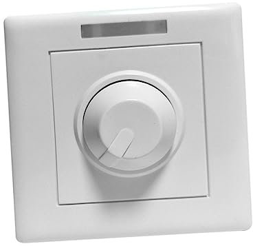 jojofuny LED Dimmer Controller 0 10V Für Schrankbeleuchtung PWM Dimmer Für LED Lichtleisten Panel Licht Und Unterbauleuchten Konstantspannungs Dimmung Kompatibel Mit Verschiedenen