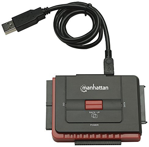 Manhattan 179195 cavo di interfaccia e adattatore USB A SATA, IDE 40-pin, IDE 44-pin Nero