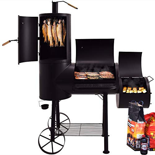 Syntrox Germania XXL Barbecue Fumatore BBQ Räuchern Forno Grill Carbone Di Legna Barbecue Grill Osare
