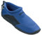BECO Wasserschuhe Damen & Herren – Neopren Badeschuhe mit Netzeinsatz & Gummisohle, elastische Surfschuhe ideal für Wassersportaktivitäten – in Blau/Schwarz , Größe: 39