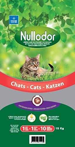 Nullodor Litière en Silice pour Chat 15 kg