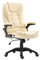 Cherry Tree Furniture Executive Recline Extra Padded Office Chair (Cream PU)