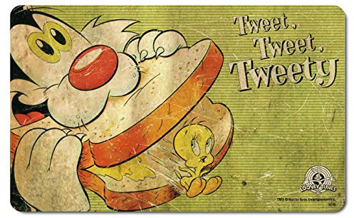 Logoshirt® Looney Tunes I Silvestro & Titti I Tweet, Tweet, Tweety I Tagliere da cucina I 23x14cm I Disegno originale su licenza