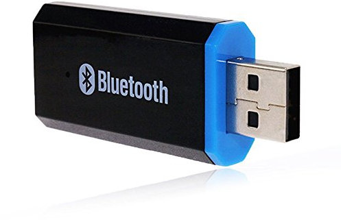 Bluetooth Empfänger für Auto, Home Stereo Wireless Music Adapter für tragbare speskers, (AUX IN) mit 3,5 mm Kabel (H) LY-New …