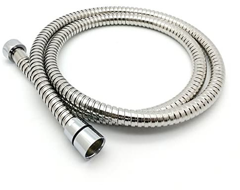 Xcel Home™ 1.2m Shower Hose | Replacement Leakproof Flexible Stainless Steel Anti-Kink with Solid Connector