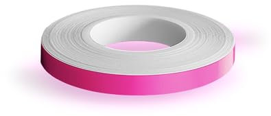 4R Quattroerre.it Wheel Stripes Strisce Fluorescenti per Cerchi Moto, Fuxia, 5 mm x 6 mt