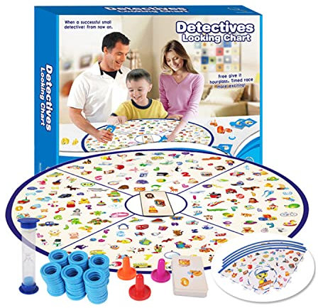 NEO+ 6112 Gesellschaftsspiel: Detektiv in Aktion, Detectives Looking Chart, L