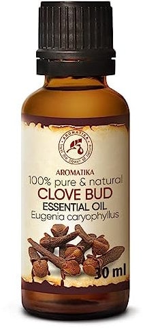 Huile Essentielle Clou de Girofle - 30ml - Eugenia Caryophyllus pour Diffuseur - Aromathérapie - Pure et Naturelle - HE Clou de Girofle - Huile Essentielle Anti Fatigue et Tonifiantes