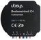 ubisys Bedieneinheit C4 (Series 2): Zigbee + Bluetooth | Zigbee Direct Device | Ohne Gateway konfigurierbar | Verknüpfbar mit anderen ubisys Komponenten, um z. B. Leuchten und Jalousien zu steuern.