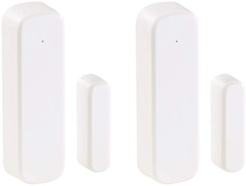 VisorTech Zubehör zu Funk-Alarmanlage Haus: 2er-Set Funk-Tür- & Fenster-Sensoren für Alarmanlage der XMD-Serie (Alarmanlagen für Garage mit SIM, Alarme Handy übertragen)