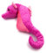 Onwomania Plüschtier Kuscheltier Stoff Tier Seepferdchen pink Hippocampus 23 cm