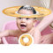 Baby Badekappe Safe Shampoo Duschhaube Badewanne Kopf Haarspüler Schutz Kleinkind und Kinder verhindern das Eindringen von Wasser in Augen und Ohren(Orange)