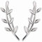 ENTREPLATA Ohrringe aus 925er Sterlingsilber für Damen, Kletterohrringe, Ear Climber, Damen, Mädchen, junge Zweige., Sterling Silber
