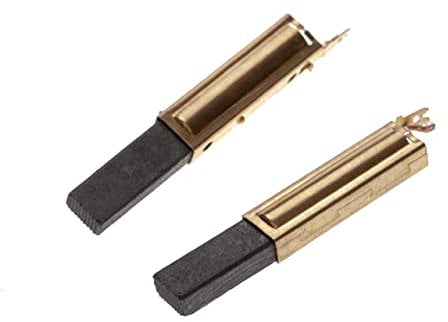 vhbw 2x Balais de charbon pour moteur électrique 6,3 x 11 x 28mm compatible avec Nilfisk Alto Attix 7 (modèle jusqu'à 2007) aspirateur