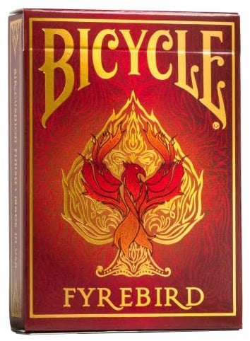 Bicycle® Creatives Spielkarten – Fyrebird/ Hochwertiges Kartenspiel- für Sammler und Design-Fans/ Edles Design- Kartendeck/ Etui mit Goldfolie/ Geschenkidee