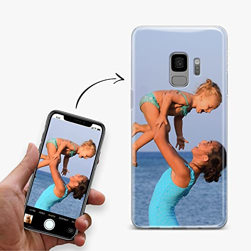 Handyhülle für Samsung Galaxy S9 Hülle aus Silikon selbst gestalten - selbst gestaltet/personalisiert - Deine Hülle Dein Design - Personalisieren Bedrucken mit eigenem Bild Motiv