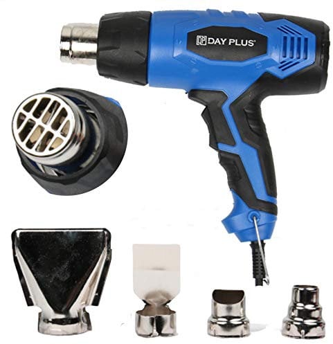 Hot Air Gun Industrial Grade 2000W Electric Heater Heat Gun 240V Temperature Adjustable Power Tools with 4 Nozzle, Professional Handheld DIY Crafting, Shrinking and Stripping Paint, Desoldering